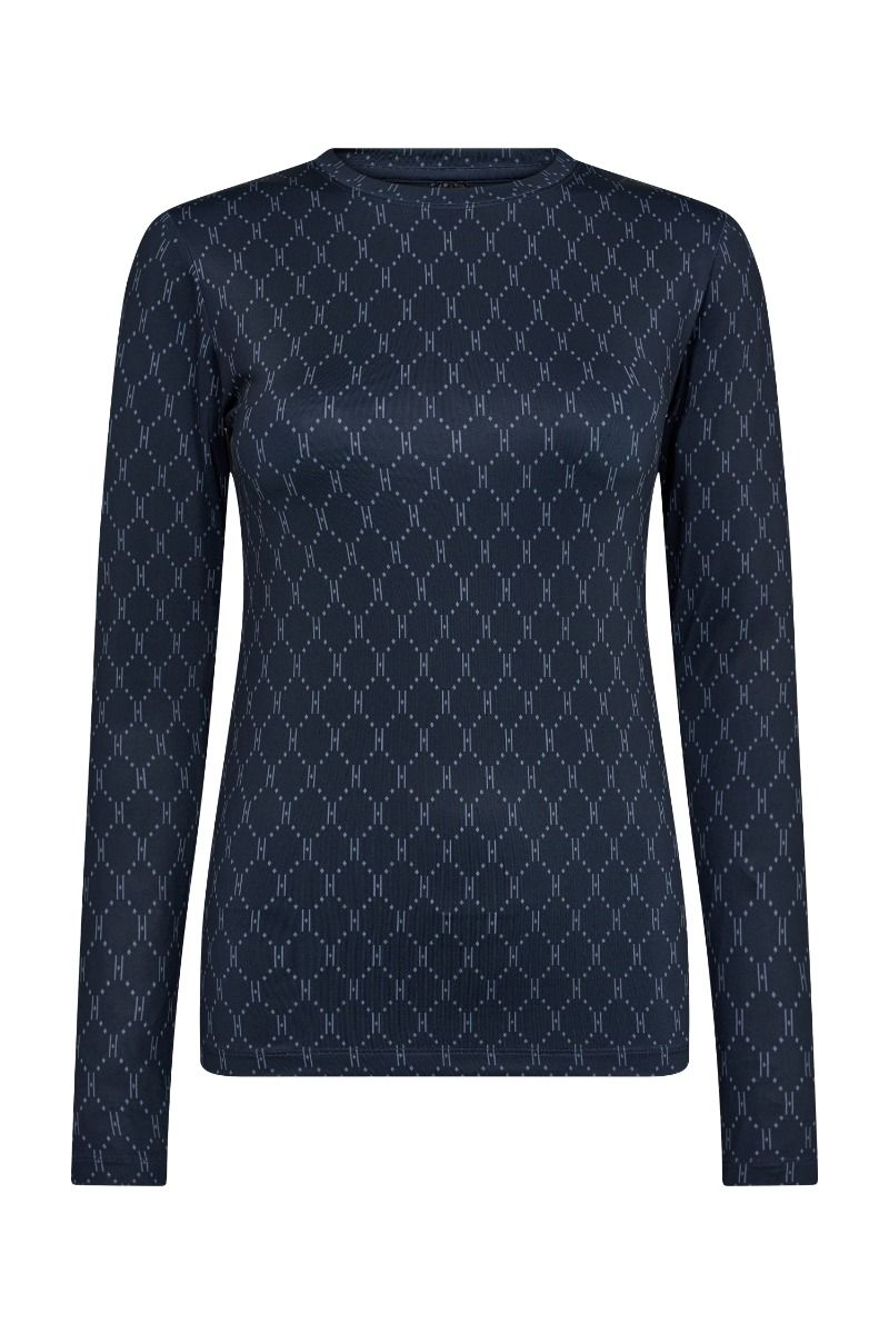 Hype The Detail - Bluse - Printed Blouse - Navy