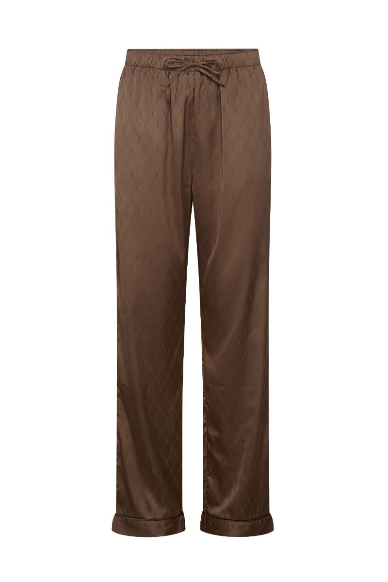 Hype The Detail - Nattøj - Satin Pyjamas - Brun