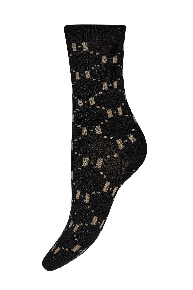 Hype The Detail - Strømpe - Socks w/lurex - Golden