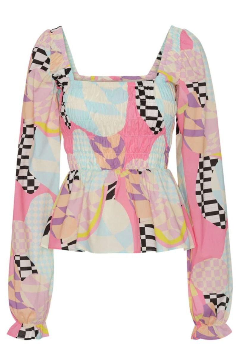 Hunkøn - Bluse - Cayanne Blouse - Grand Prix Art Print