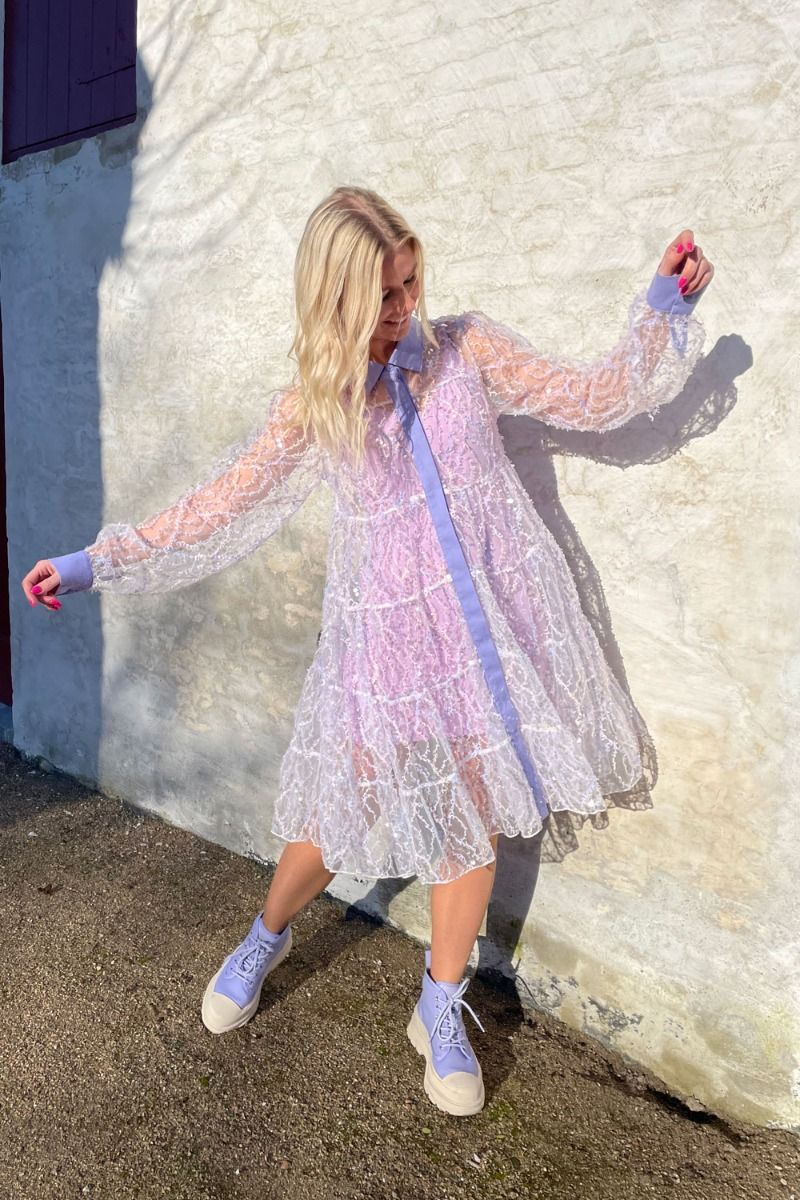 Hunkøn - Kjole - Elvira Layer Dress - Ivory