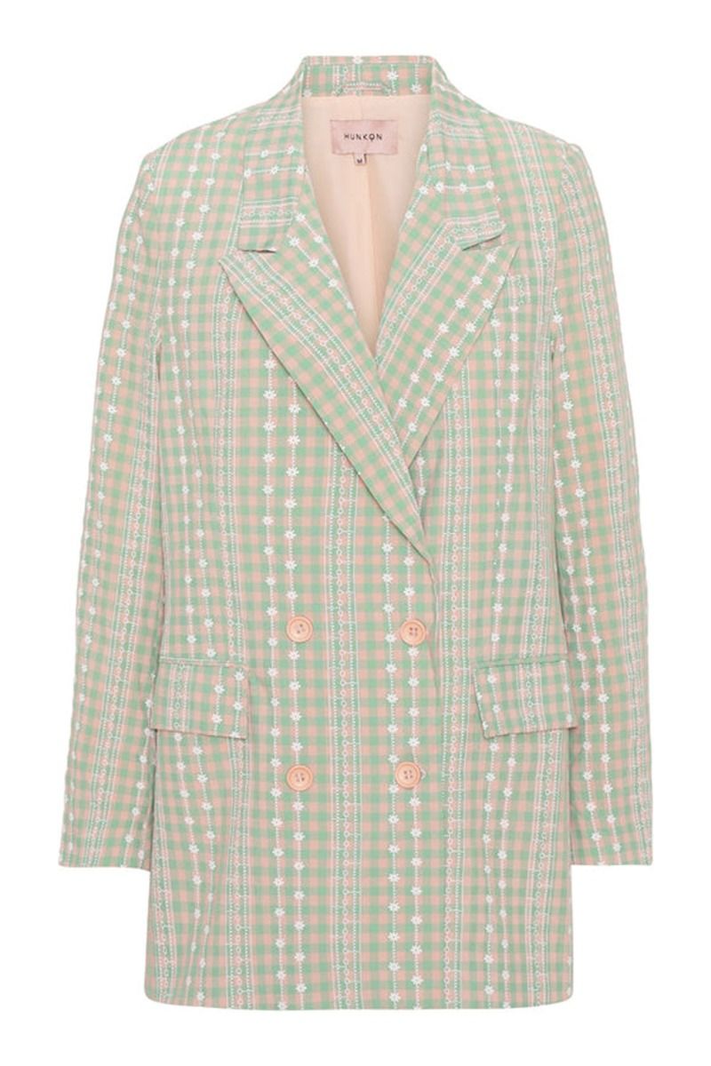 Hunkøn - Blazer - Talila Blazer - Green Checked