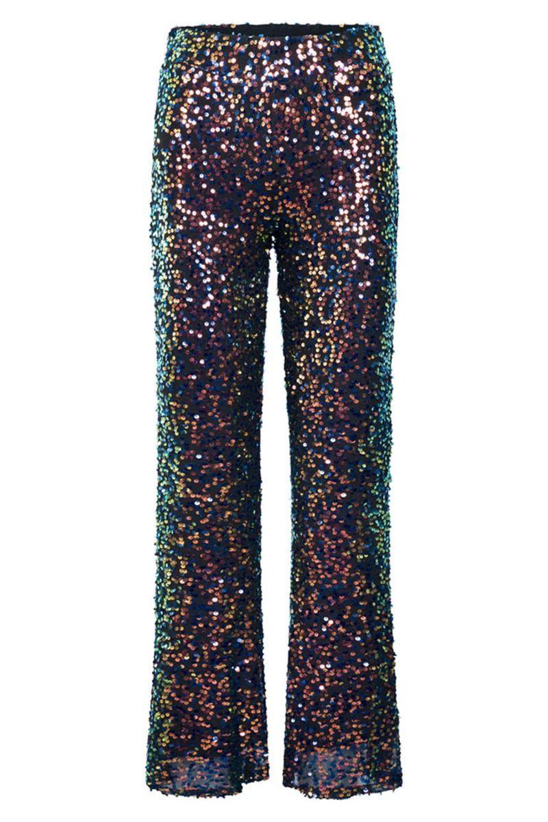 Hunkøn - Bukser - Aya Sequin Trousers - Black