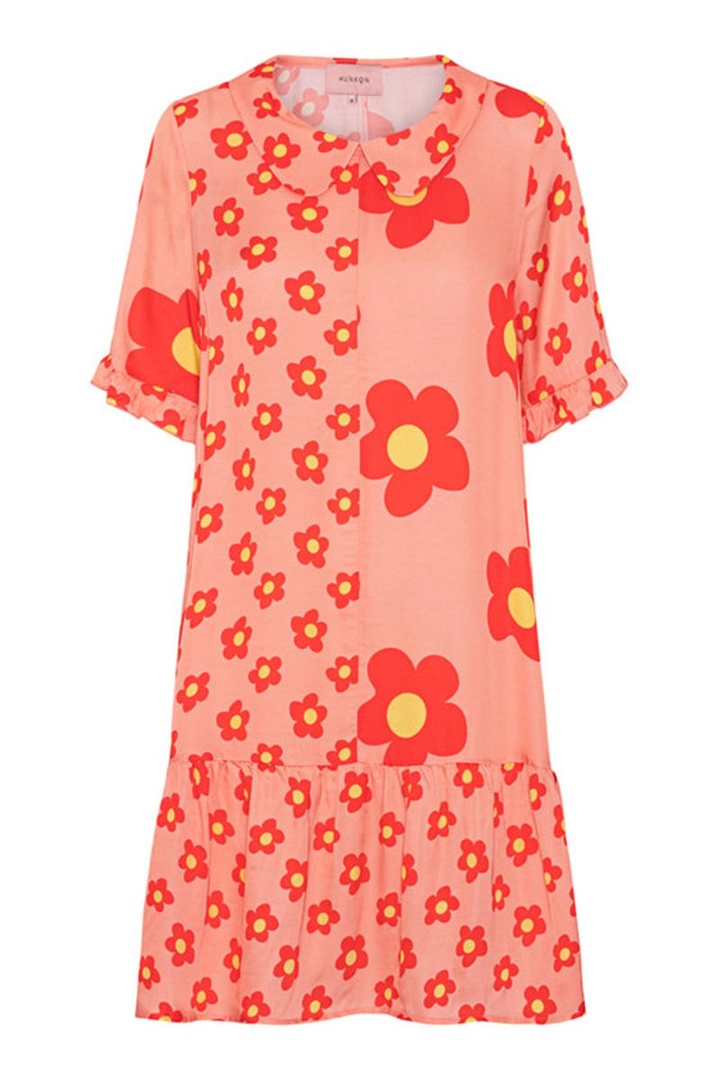 Hunkøn - Kjole - Dawn Dress - Red Daisy