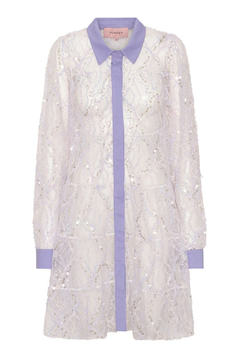 Hunkøn - Kjole - Elvira Layer Dress - Ivory