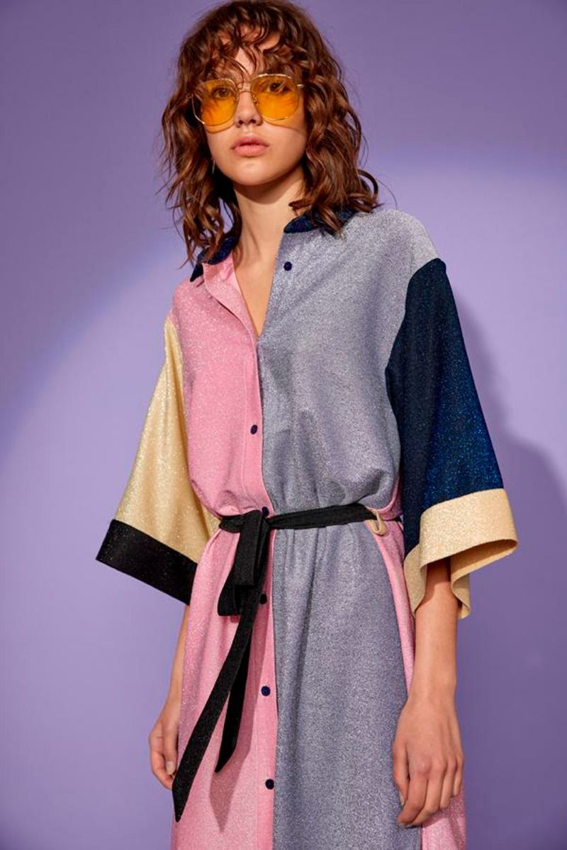 Hunkøn - Kjole - Keyla Kimono - Mixed Glitter 