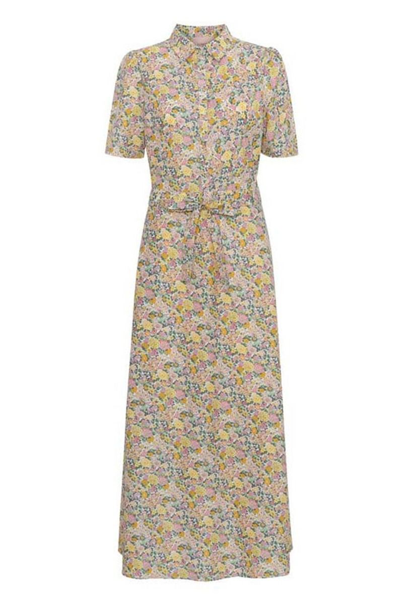Hunkøn - Kjole - Macy Long Dress - Flowerfield