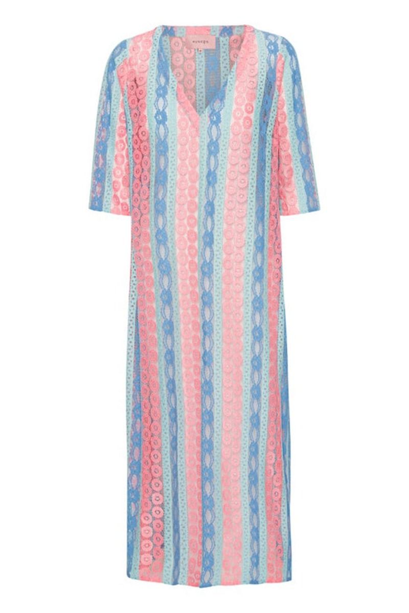 Hunkøn - Kjole - Yvonne Dress - Pink and Blue