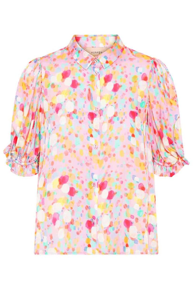 Hunkøn - Skjorte - Luisa Shirt - Pink Bobbles