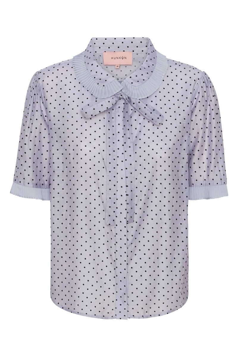 Hunkøn - Skjorte - Rosie Shirt - Lavender w/ Dots