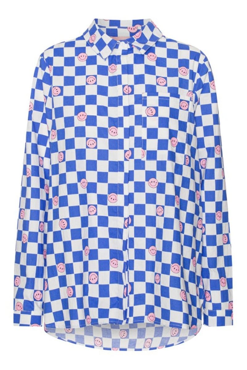 Hunkøn - Skjorte - Smiley Shirt - Blue
