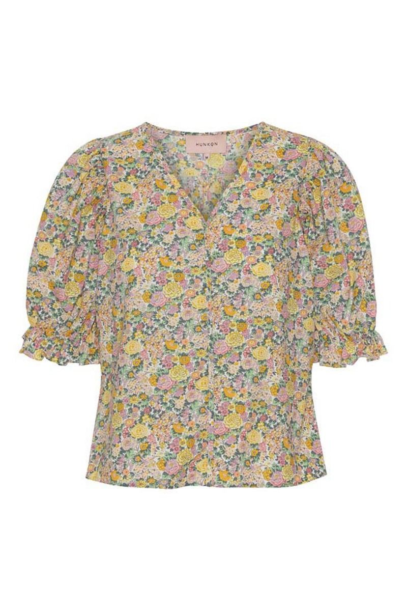 Hunkøn - T-shirt - Macy Top - Flowerfield
