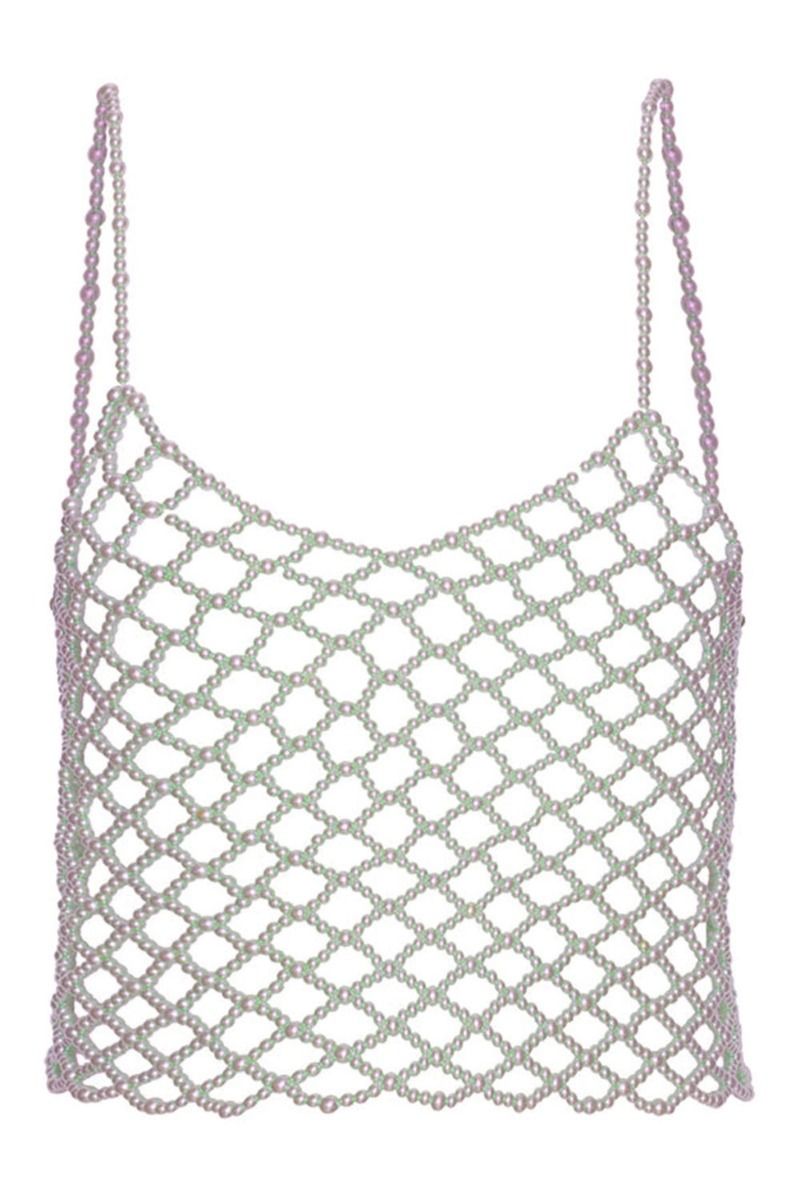 Hunkøn - Top  - 23346 - Nixie Pearl Top - White