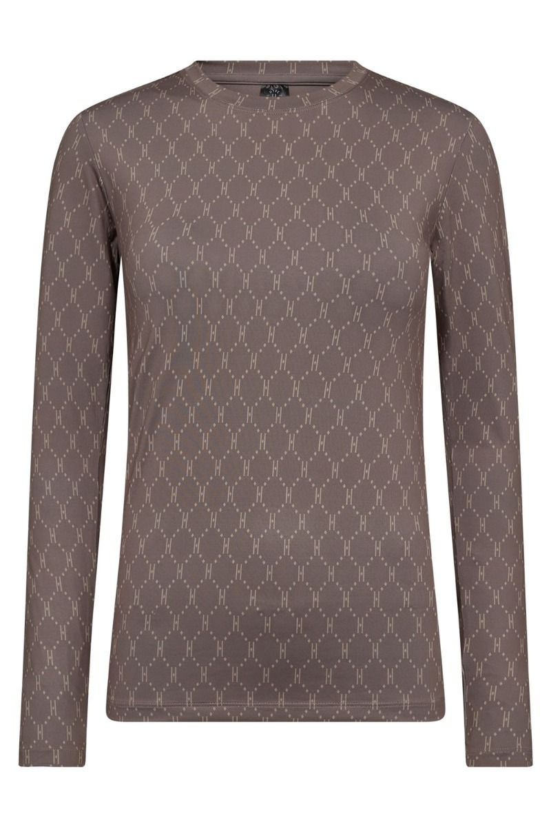 Hype The Detail - Bluse - Printed Blouse - Brun