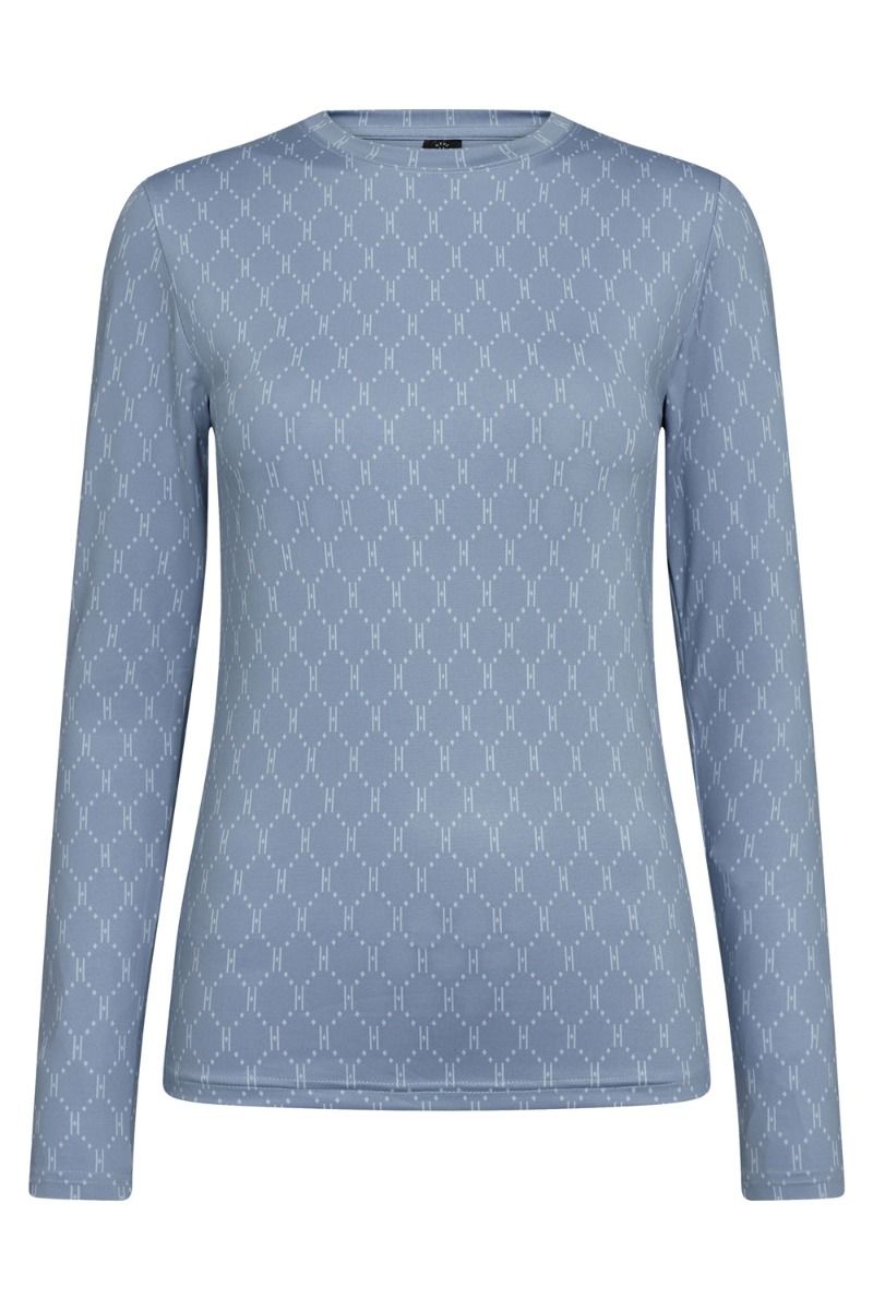 Hype The Detail - Bluse - Printed Blouse - Blå 