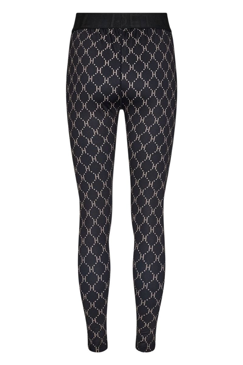 Hype The Detail - Leggings - Printed Legging - Black/Beige