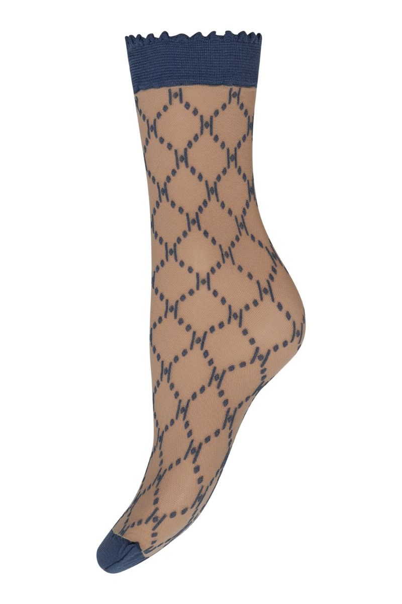 Hype The Detail - Strømper - Socks Logo 25 D - Blå 