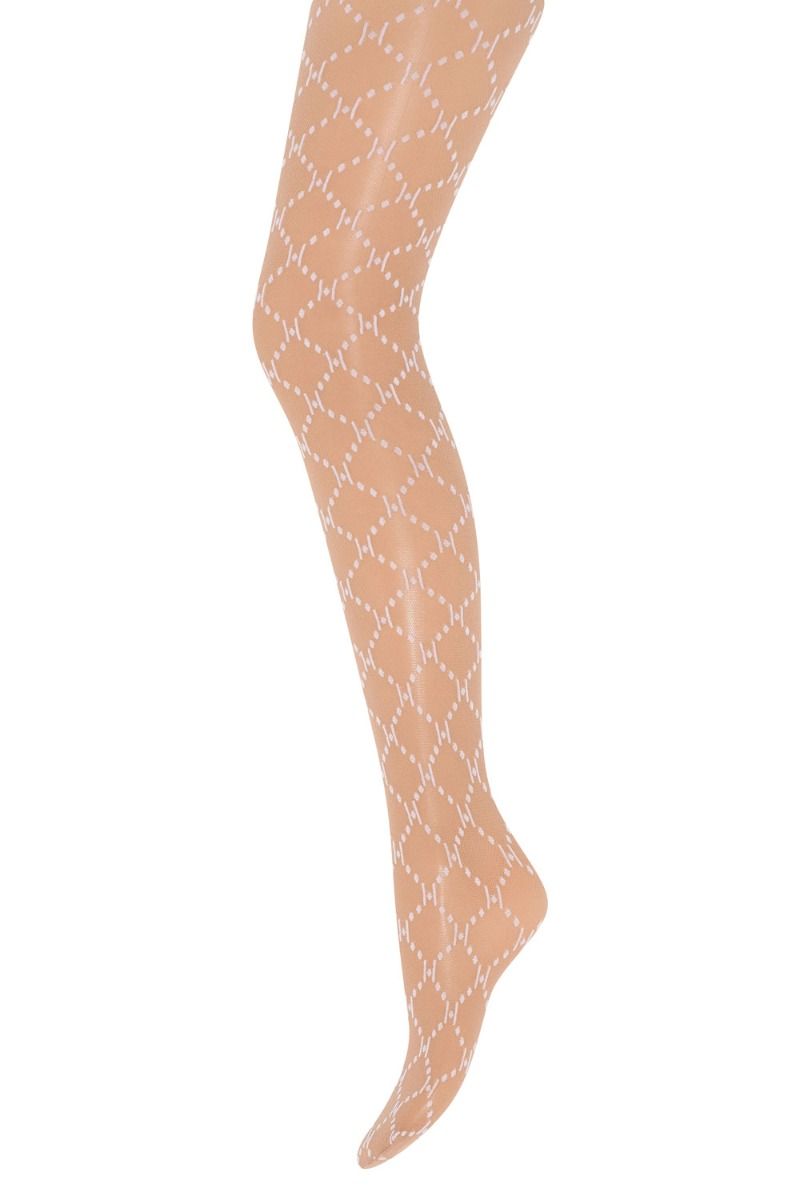 Hype The Detail - Strømpebukser - Tight Logo 25app - Hvid 