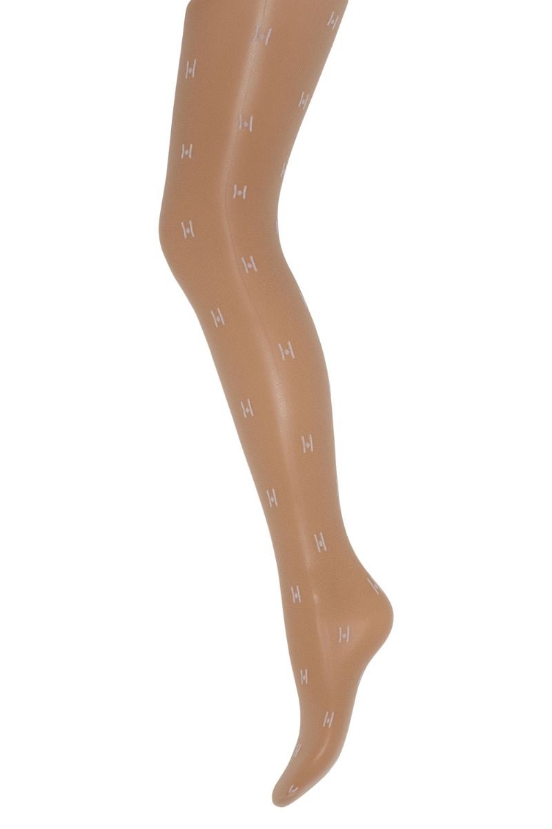 Hype The Detail - Strømperbukser - H-logo 25app - Hvid