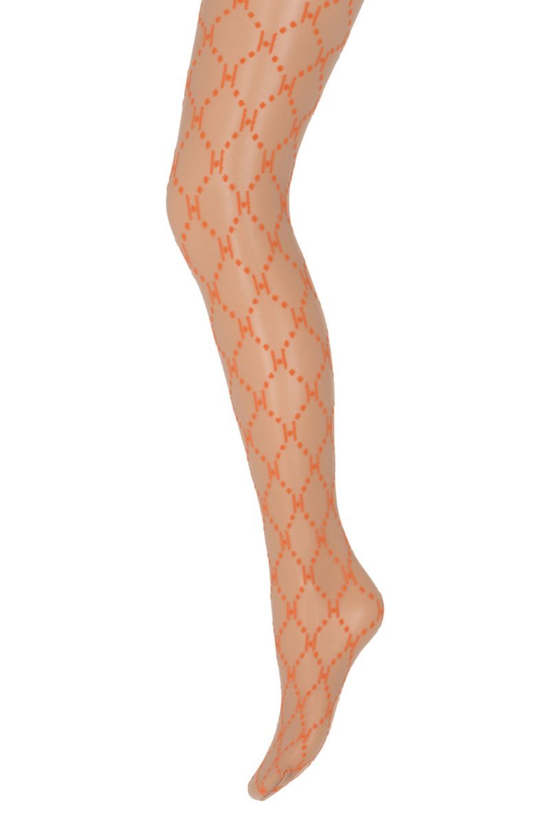 Hype The Detail - Strømpebukser - Tight Logo 25 den - Orange