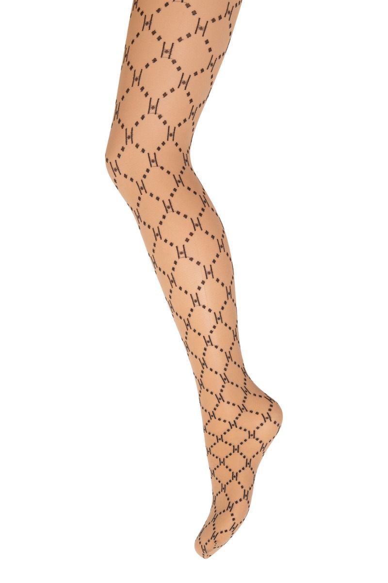 Hype The Detail - Strømpebukser - Tight Logo 25 den - Golden