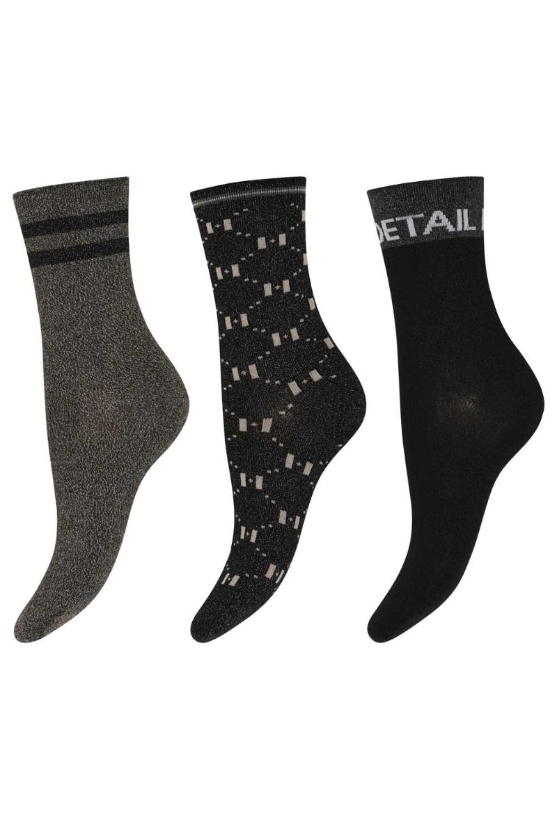 ❤︎ Hype The Detail - Strømper - Fashion Sock - 3-pack in box - Multifarvet