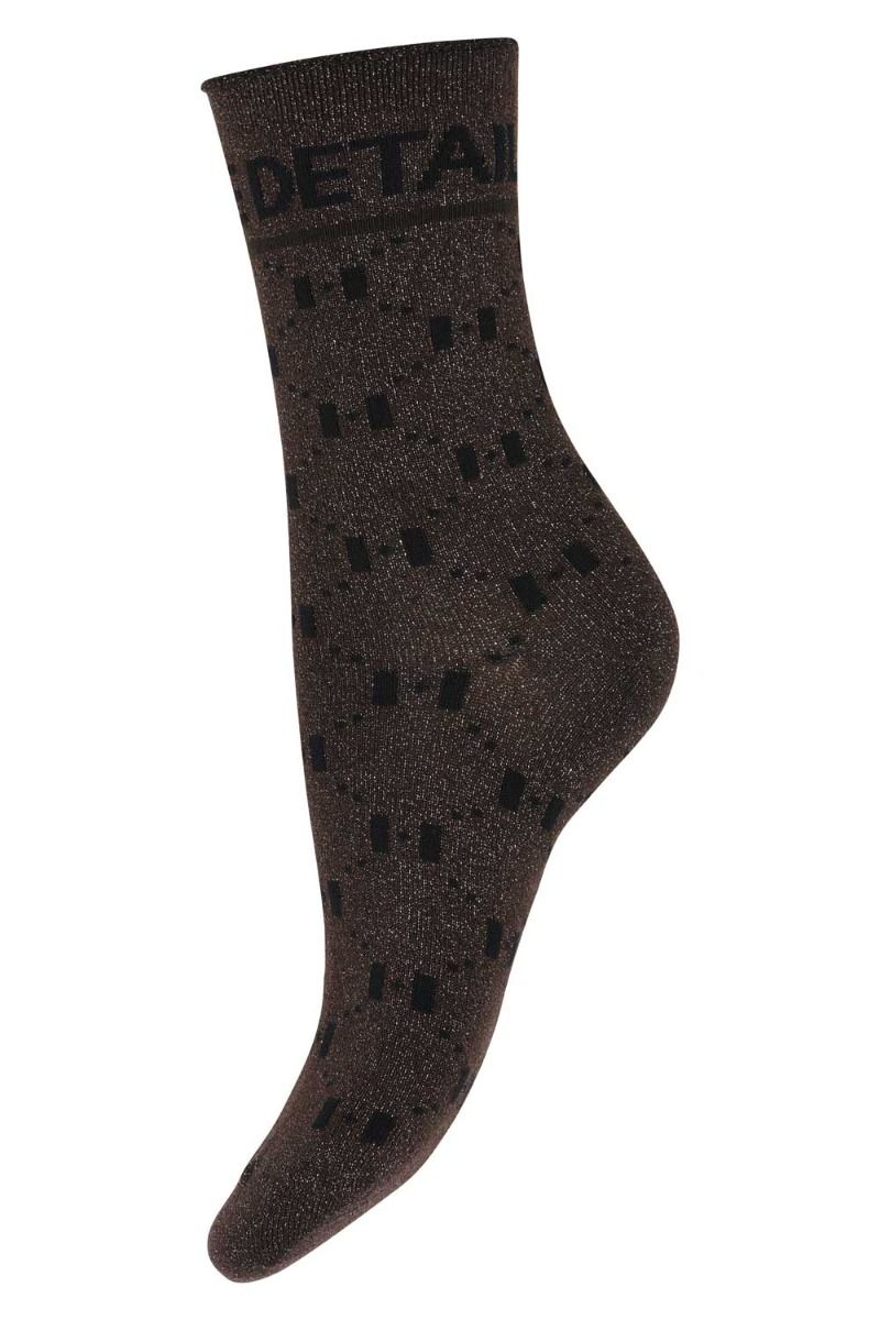 Hype The Detail - Strømper - Fashion Sock - Chocolate Brown 
