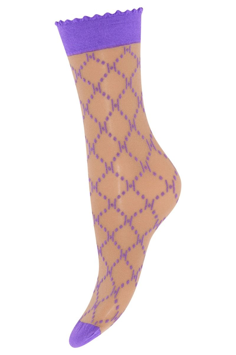 Hype The Detail - Strømper - Socks Logo 25app - Lilla