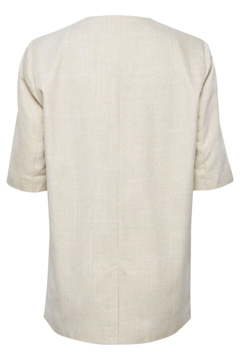 Ichi - Blazer - IH Vilna Blazer - Pale Khaki Melange