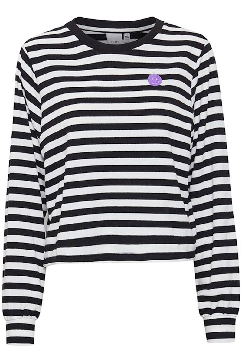 Ichi - Bluse - IH Mae LS - Black