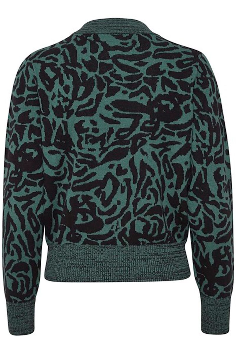 Ichi - Bluse - IH Meleo LS2 - Blue Spruce