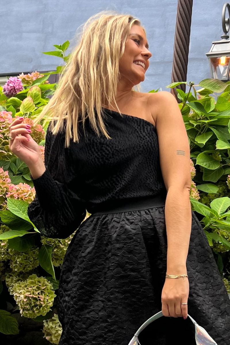 Ichi - Bluse - IH Melina LS - Black 