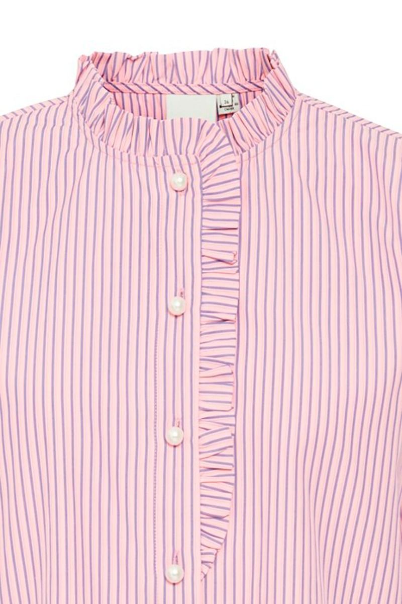 Ichi - Bluse - IX Simbani - French Blue Stripe 