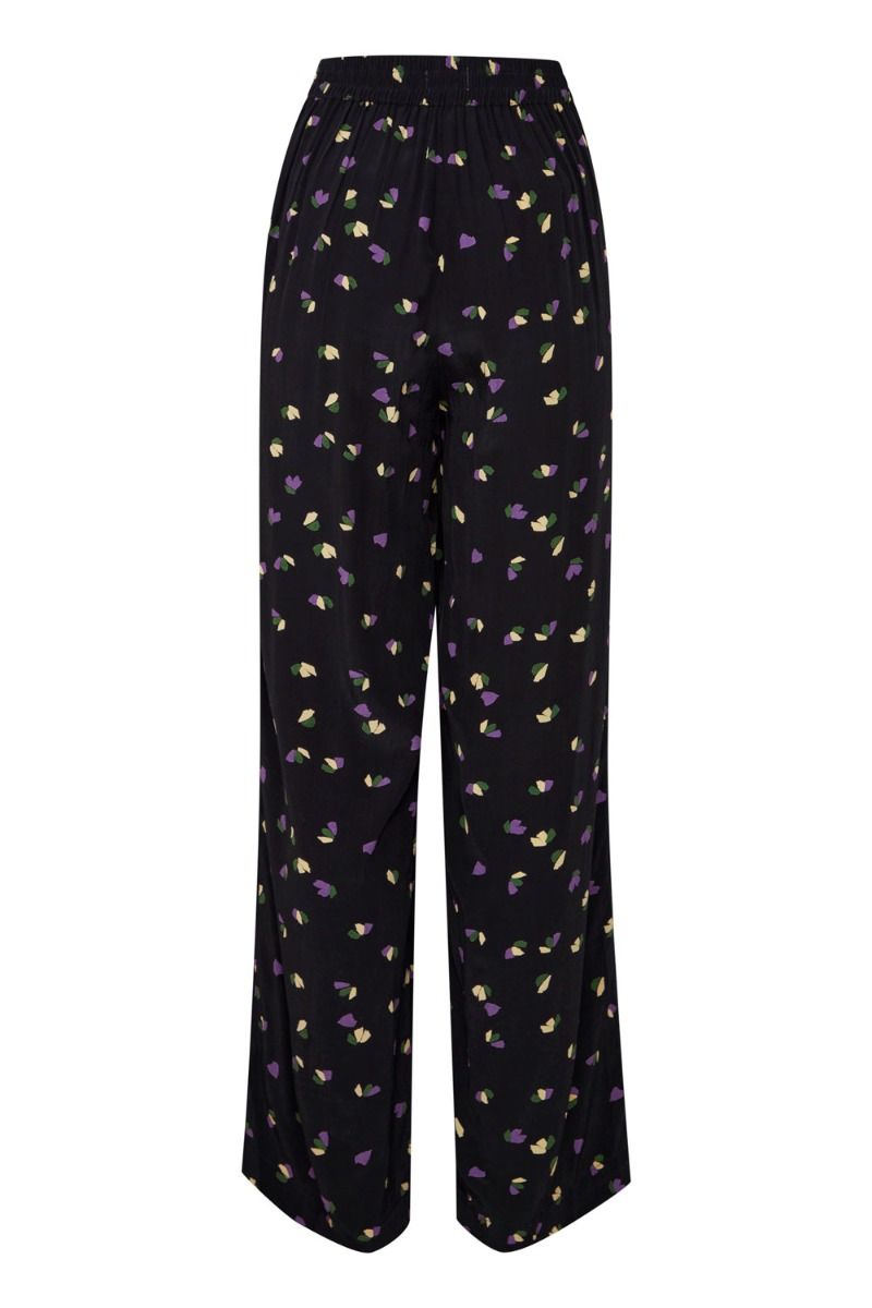 Ichi - Bukser - IH Elima - Black Flower 