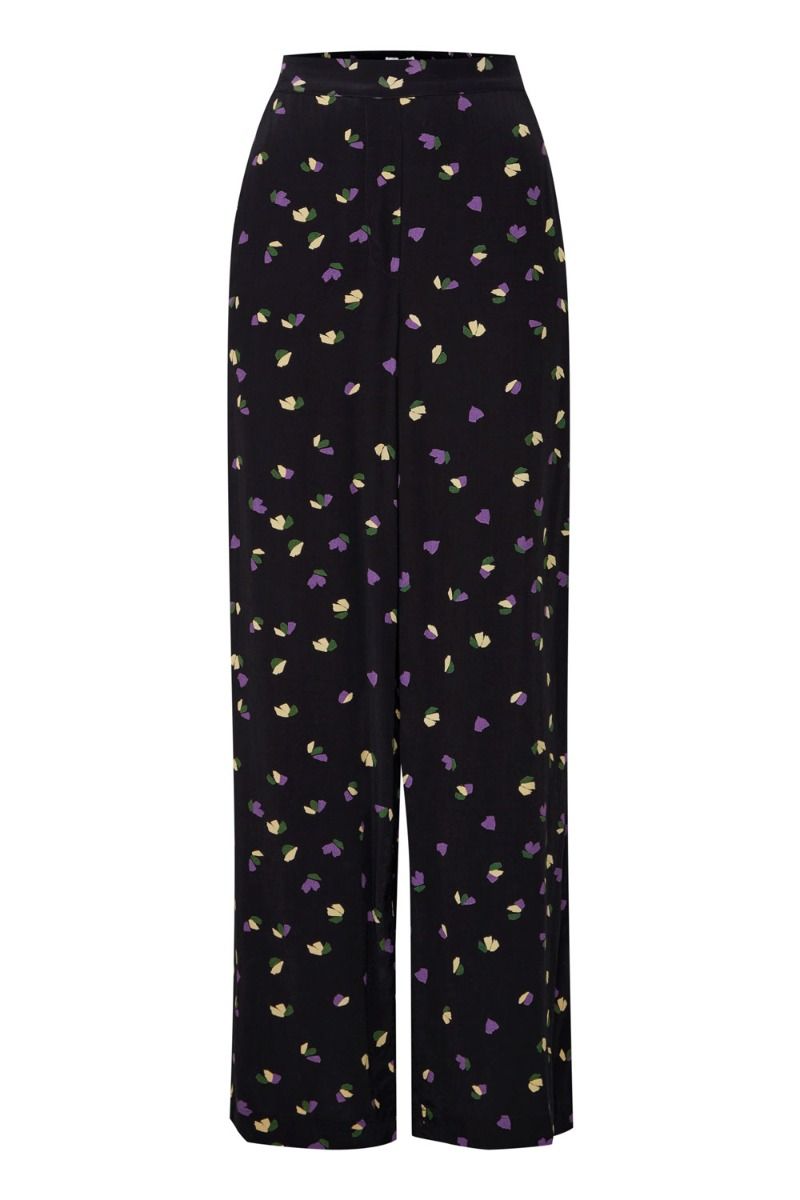 Ichi - Bukser - IH Elima - Black Flower 