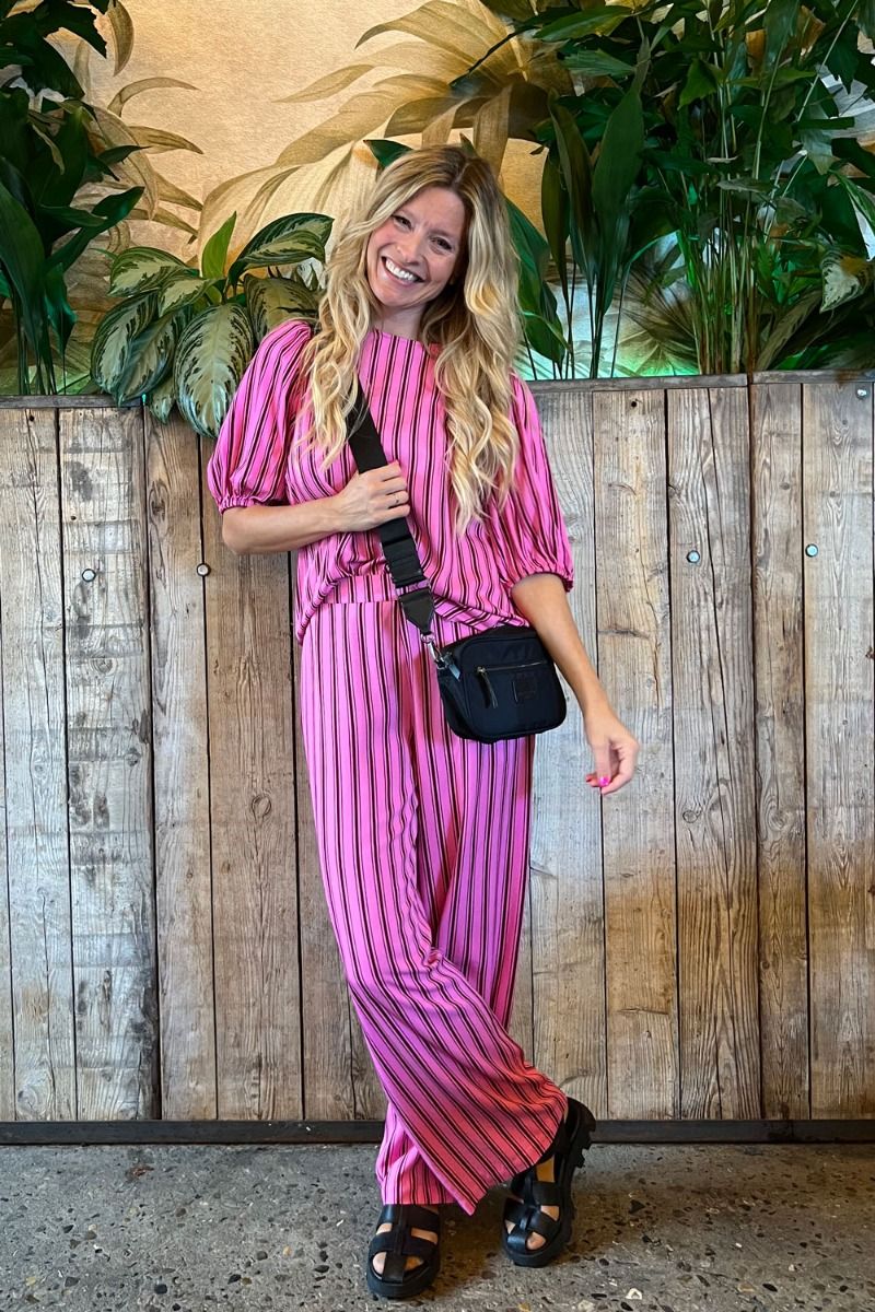 Ichi - Bukser - IH Gearo Pant - Super Pink