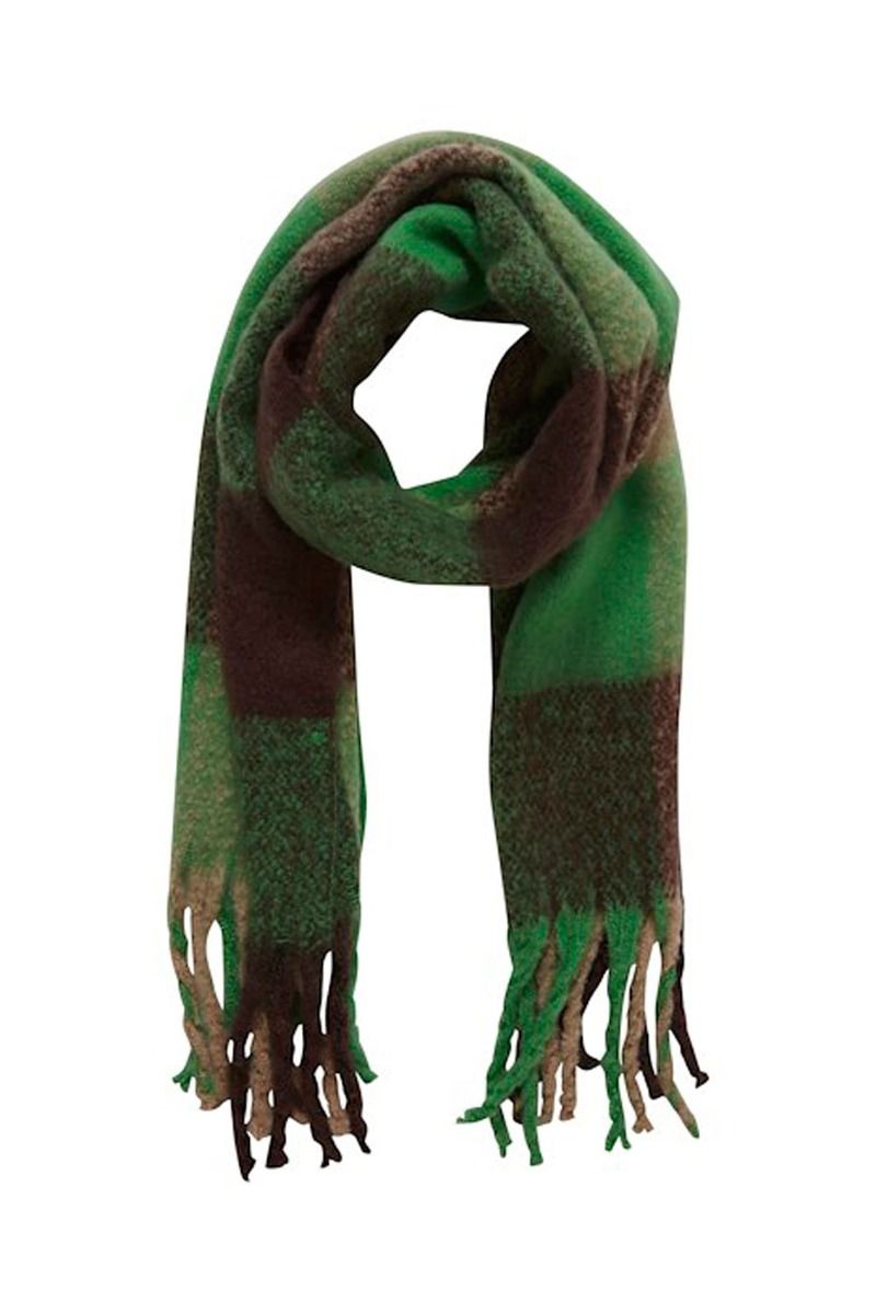 Ichi - Halstørklæde - Agge Scarf - Kelly Green
