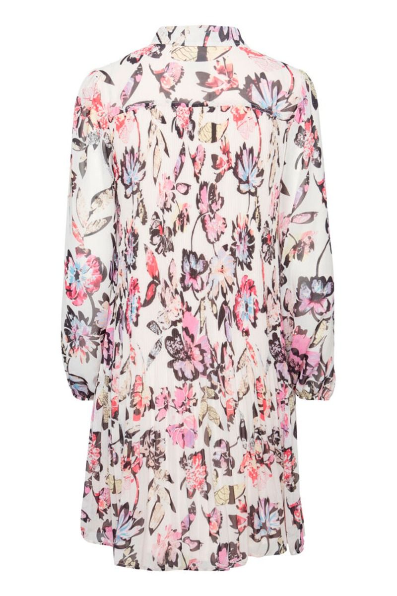 Ichi - Kjole - IH Elly DR - Crystal Gray Collage Print