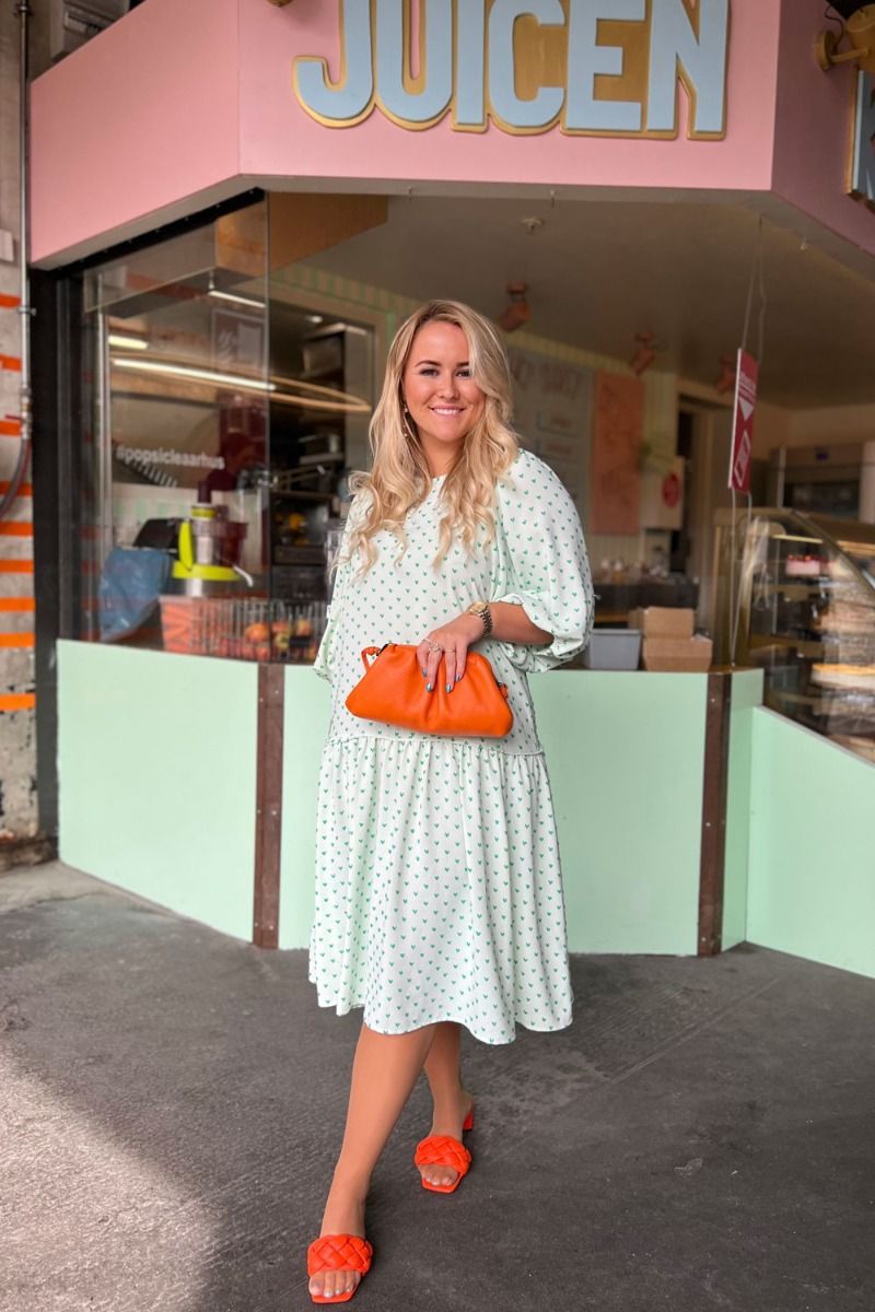 Ichi - Kjole - IH Genova Dress - Greenbriar