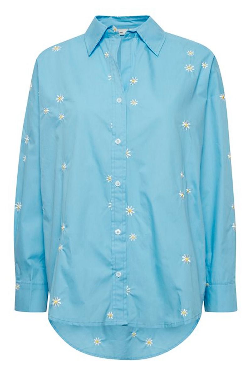 Ichi - Skjorte - IX Stormie SH - Azure Blue