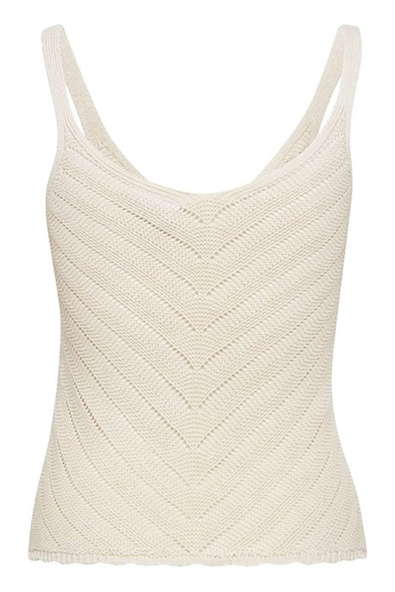 Ichi - Top - IH Dotties Top - Sandshell