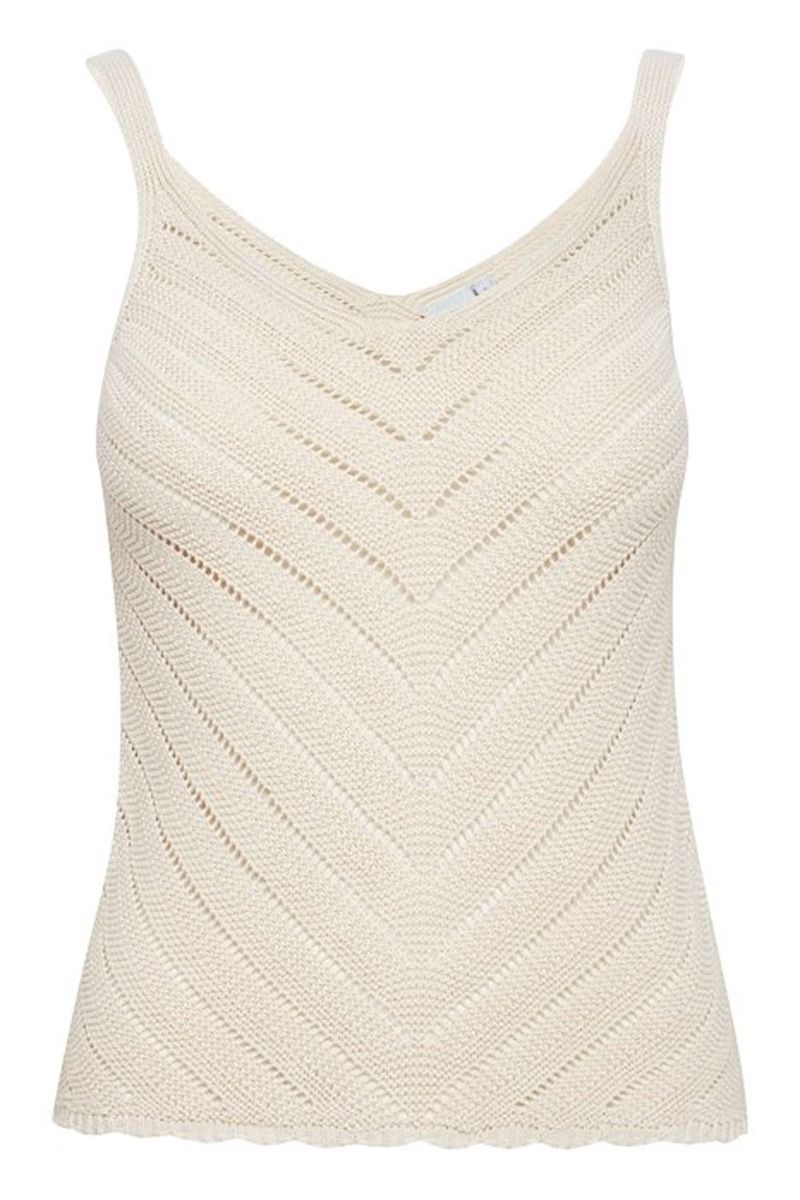 Ichi - Top - IH Dotties Top - Sandshell