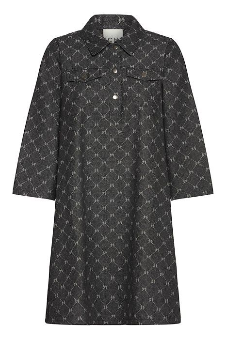 Ichi - Kjole - IX Alani DR - Black w. bows