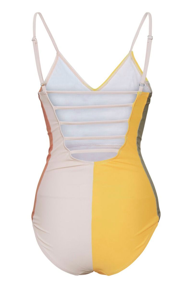 ichi - Badedragt - Iajonna Block Swimsuit - Yarrow