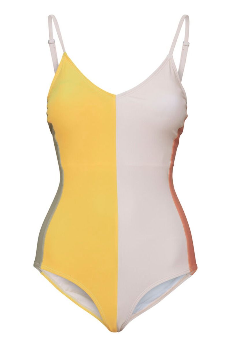 ichi - Badedragt - Iajonna Block Swimsuit - Yarrow