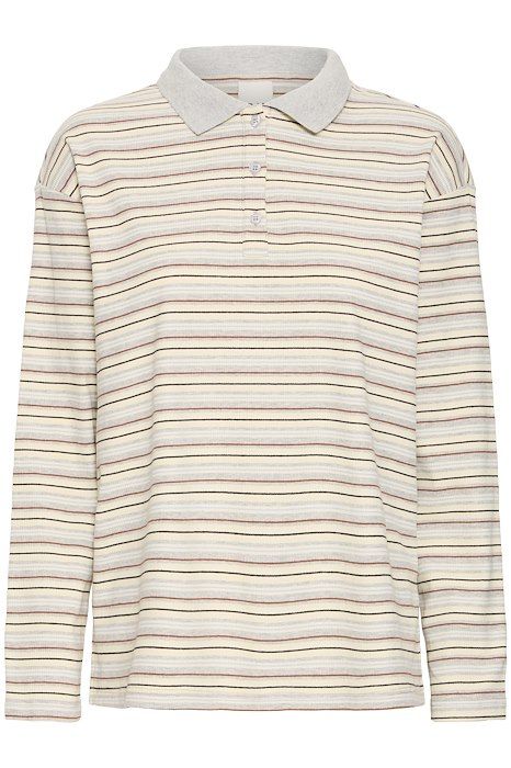 Ichi - Bluse - Becky Ls - Grey Melange