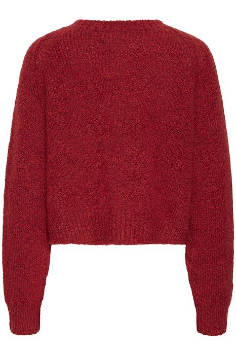 Ichi - Cardigan - Belablue - Red Dahlia 