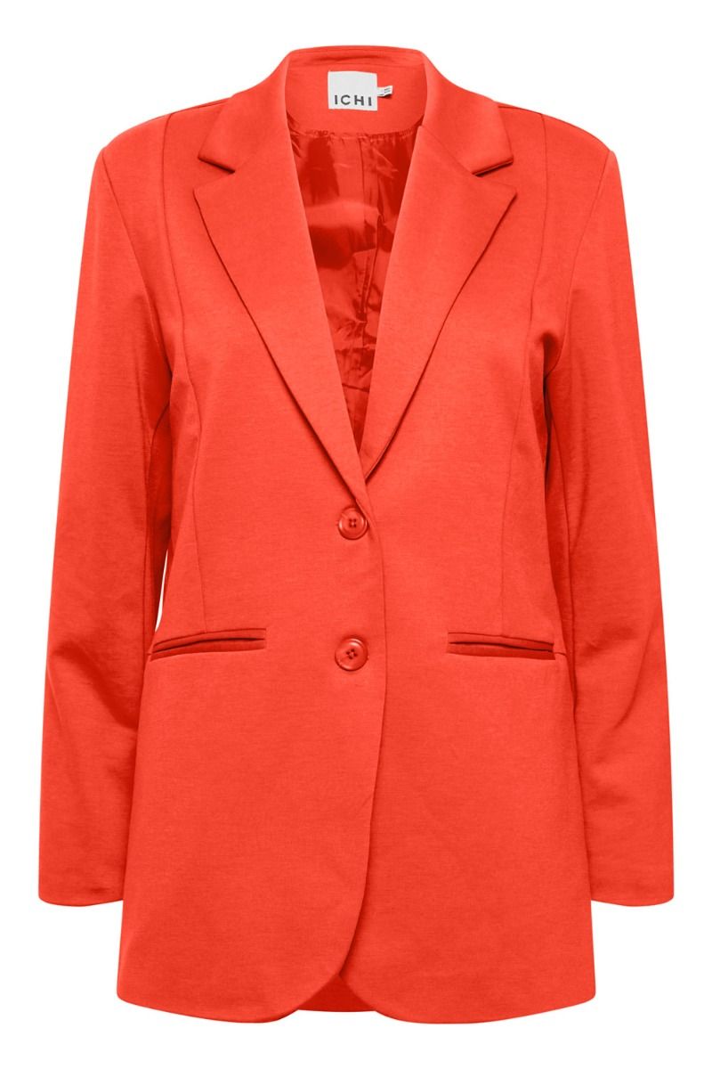 Ichi - Blazer - IH Kate Sus Oversize Blazer - Poppy Red