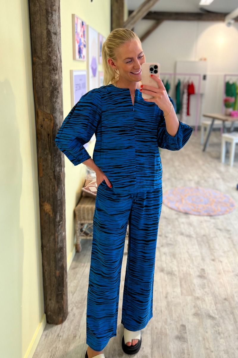 Ichi - Bluse - IH Cosino MS - French Blue