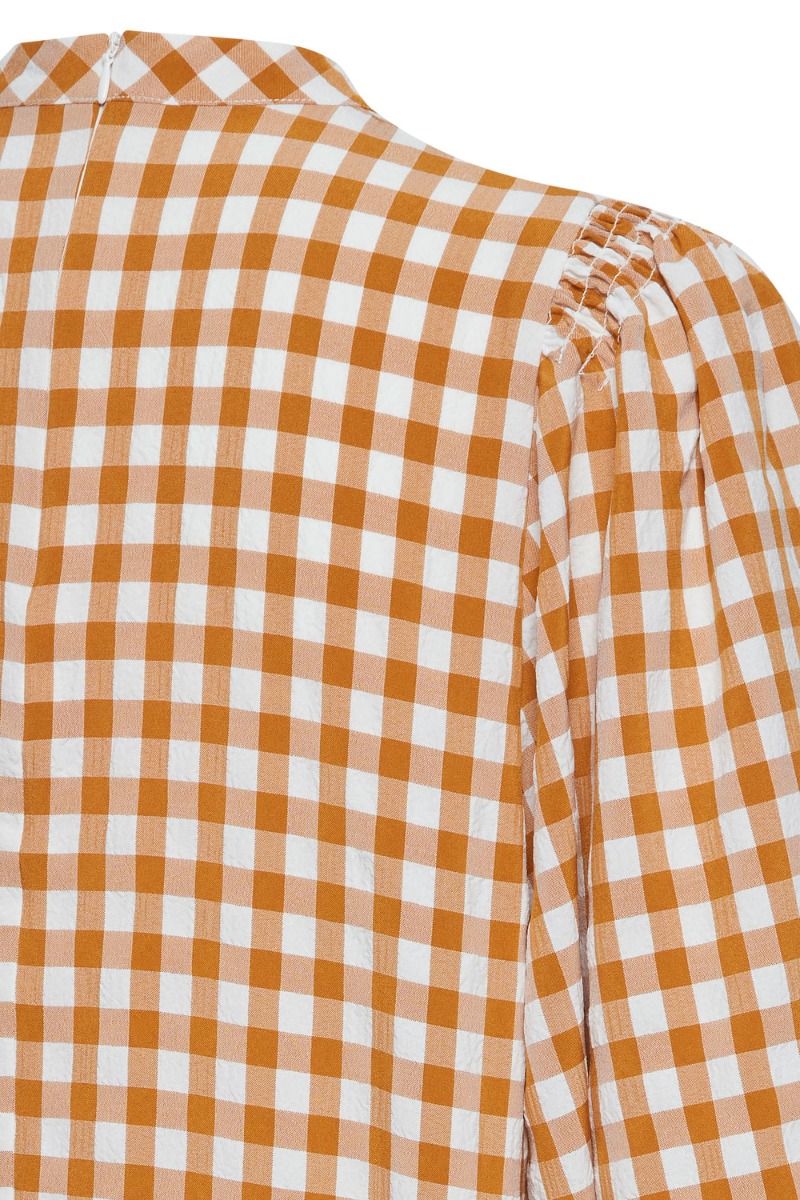 Ichi - Bluse - Elizabella LS - Sudan Brown